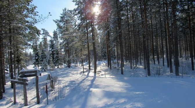 Matkailukeskuksen hiihtolatu