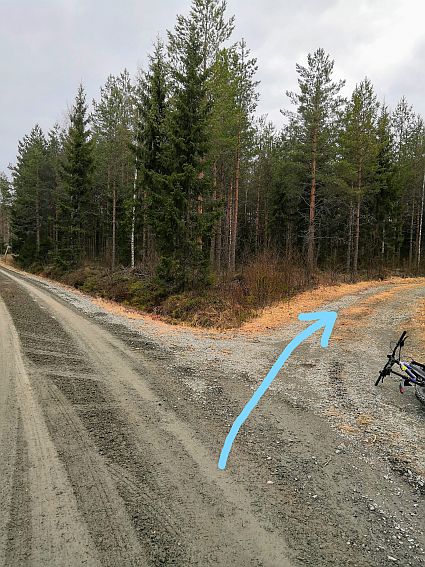 Loppupätkän tienristeys